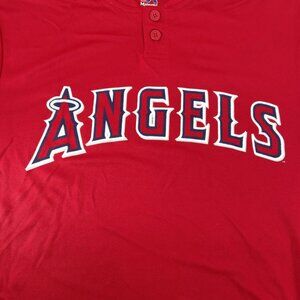 Los Angeles Angels 2015 MLB Youth Lg. Cool Base Red NOS T-Shirt